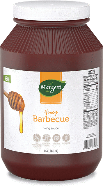 1 Gallon Honey Barbecue Sauce Container