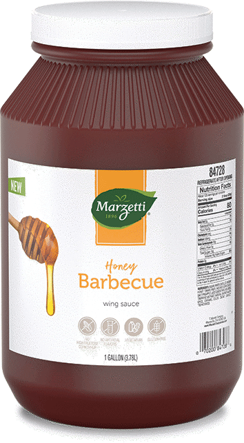 1 Gallon Honey Barbecue Sauce Container