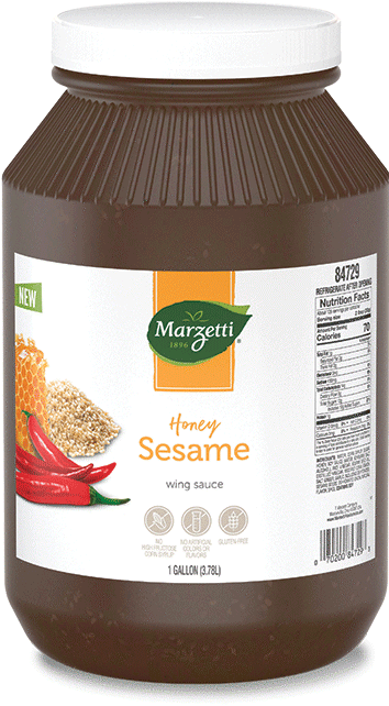 1 Gallon Honey Sesame Sauce Container