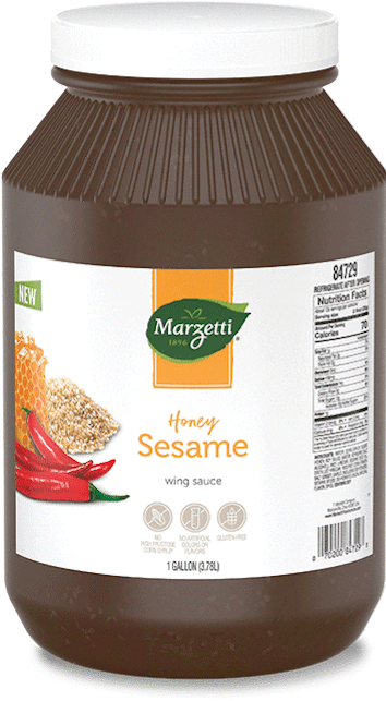 1 Gallon Honey Sesame Sauce Container