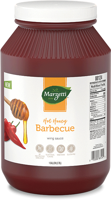 1 Gallon Hot Honey Barbecue Sauce Container