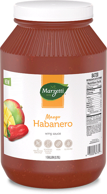 1 Gallon Mang Habanero Sauce Container