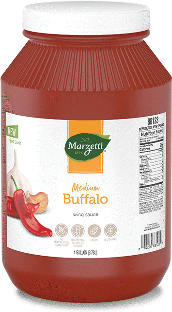 1 Gallon Medium Buffalo Sauce Container