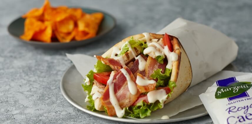 Recipes Turkey Bacon Pita mobile